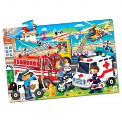 Puzzle 50 piese - Jumbo Floor - Emergency Rescue