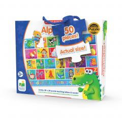 Puzzle 50 piese - Jumbo Floor - Alphabet