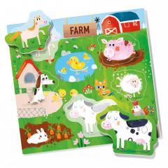 Puzzle educativ - Montessori Animal Lotto