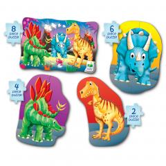 Puzzle 4in1 - Dino