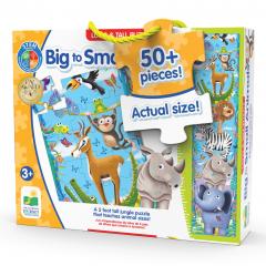 Puzzle 51 piese - Long & Tall - Big to Small Animals
