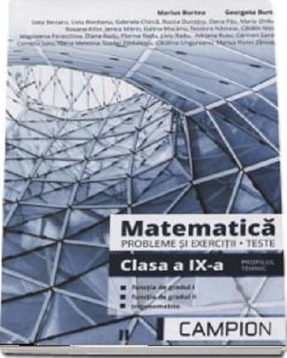 Matematica, probleme si exercitii, teste pentru clasa a IX-a
