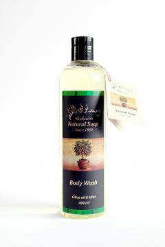 Gel de dus - Ulei de masline si menta, 400 ml