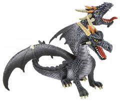 Figurina - Dragon Negru cu 2 capete