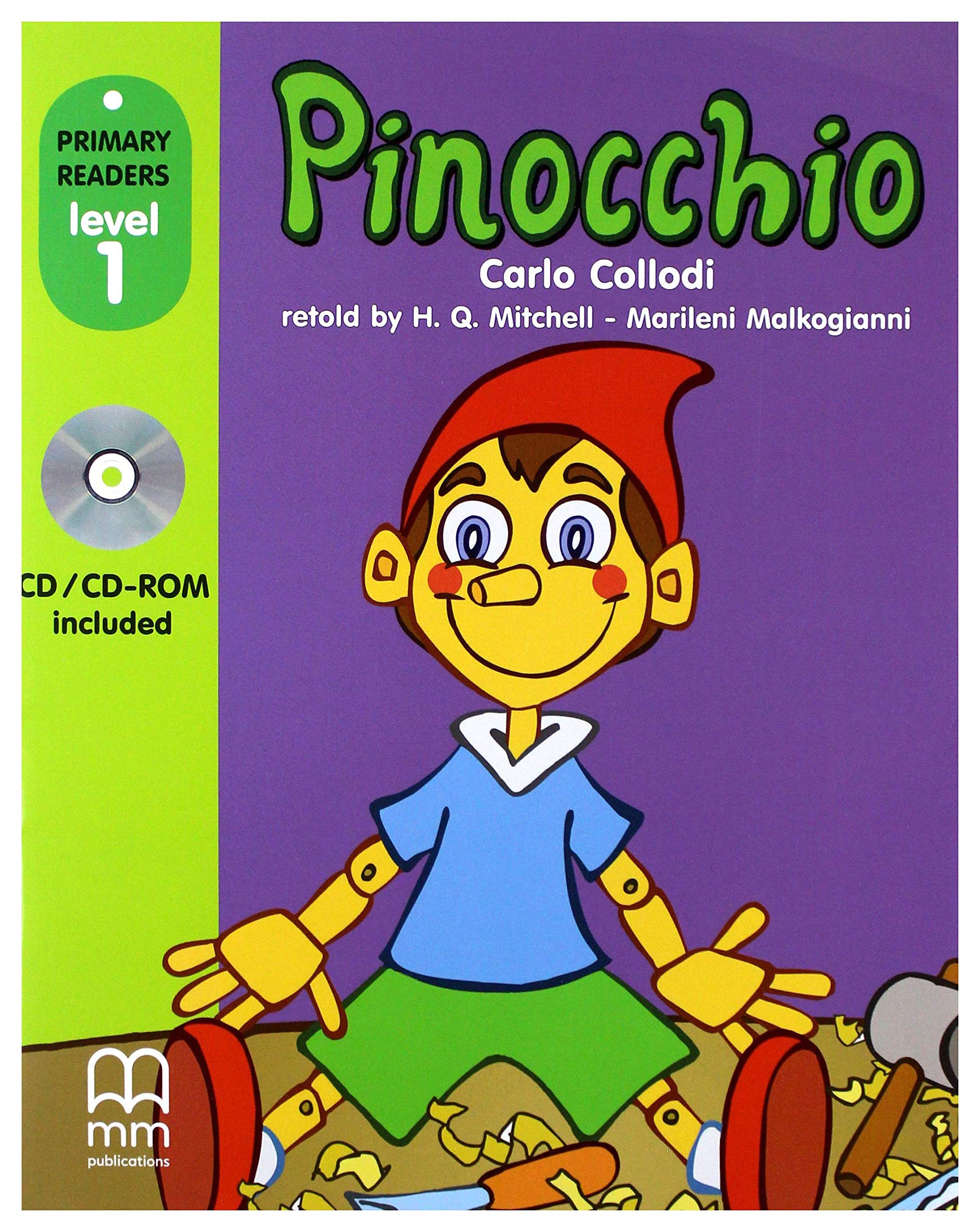 Pinocchio - Primary Readers Level 1 (with CD)