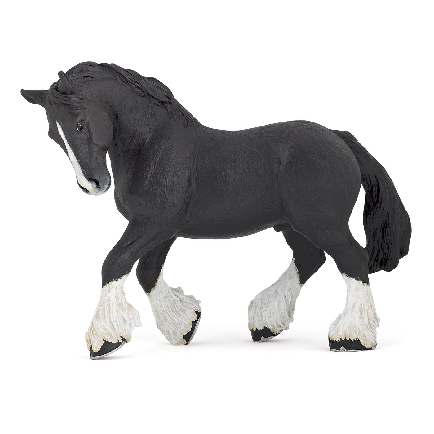 Figurina - Black Shire Horse