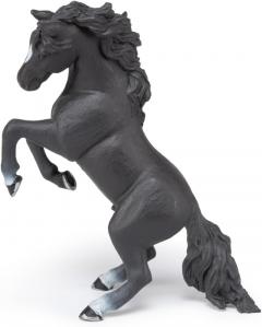 Figurina - Black reared up horse