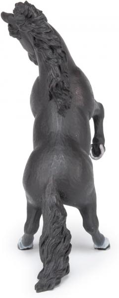 Figurina - Black reared up horse