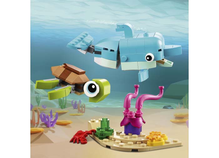 Lego Creator Dolphin And Turtle 31128 Lego