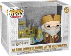 Figurina - Harry Potter - Albus Dumbledore With Hogwarts