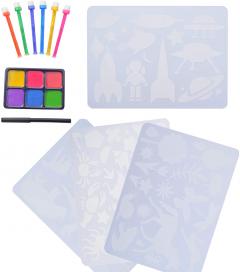 Stencil Dabbers Activity Book Kit