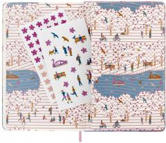 Carnet - Moleskine Limited Edition Box - Hard Cover, Large, Ruled - Sakura - Snip Snap