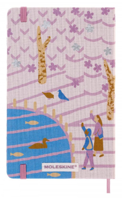 Carnet - Moleskine Limited Edition - Hard Cover, Large, Plain - Sakura - Bench
