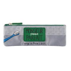 Geanta pentru cosmetice - Trousse a brosse a dents Mr presque parfait Gris