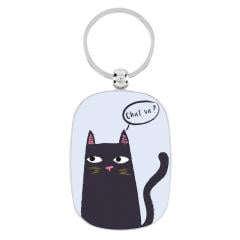 Breloc - Black cat Derriere la porte