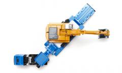 Jucarie - Heavy Haulage Transporter with Flat-Bed Trailer