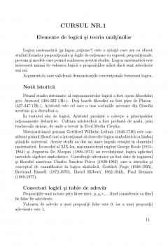 Curs de matematica pentru invatamantul primar si prescolar