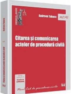 Citarea si comunicarea actelor de procedura civila