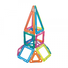 Joc magnetic de constructie - Sky Rocket, 21 piese