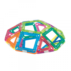 Joc magnetic de constructie - Alien Craft, 22 piese