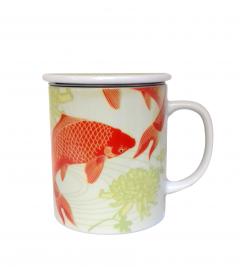 Cana cu capac - Koi Fish Ivory