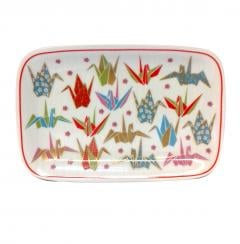 Tava din portelan - Crane Red | Jewel Japan