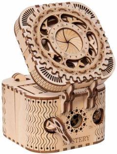 Puzzle 3D din lemn - Treasure Box, 123 piese