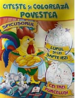 Citeste si coloreaza povestea