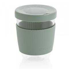 Cana de voiaj din sticla borosilicata - Ukiyo Green 
