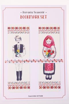 Set 2 semne de carte - Rosu / Negru