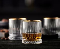 Set 4 pahare - Whisky Firenze Gold