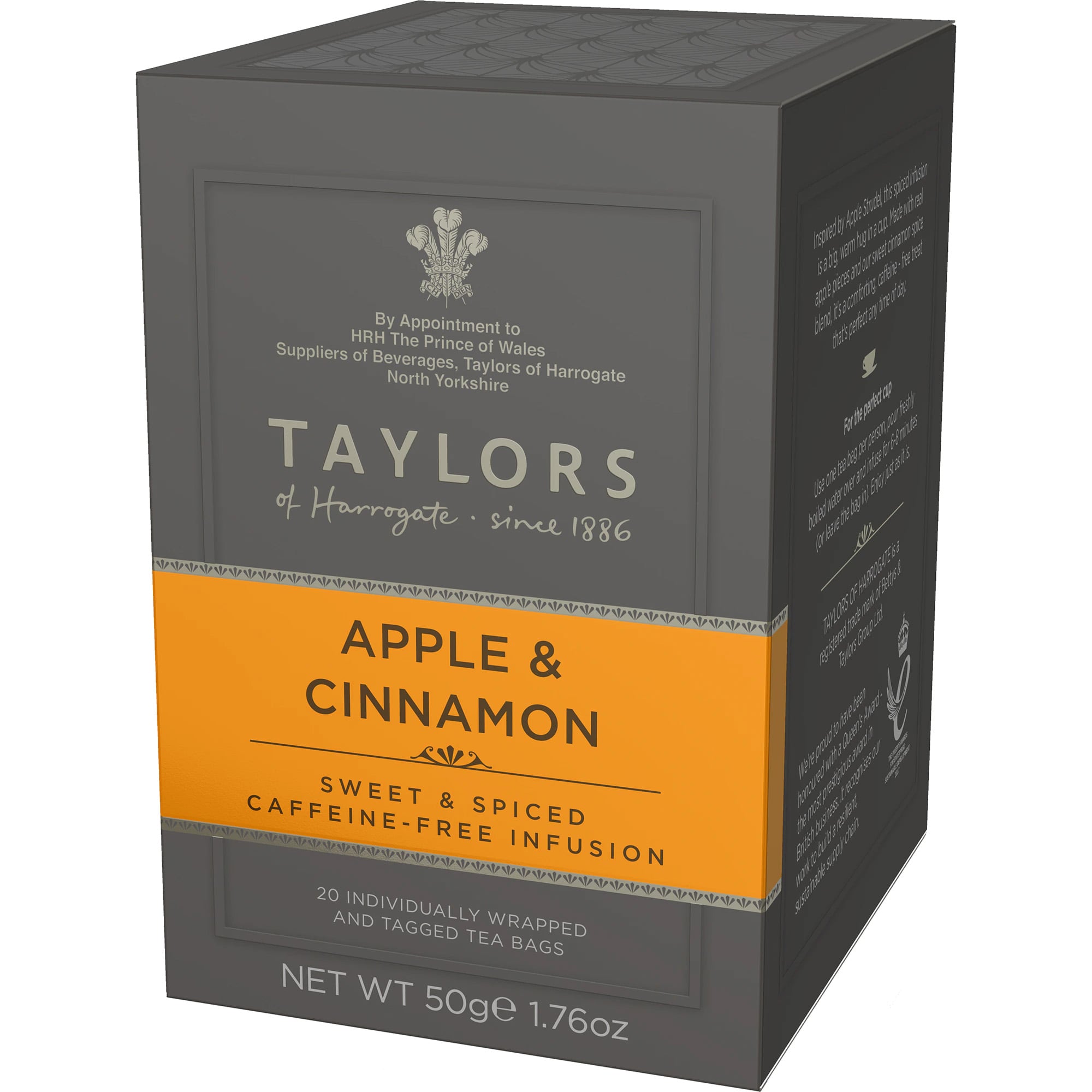 Infuzie de fructe - Apple & Cinnamon, 20 pliculete