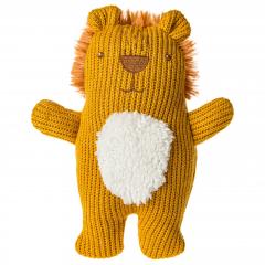 Jucarie de plus - Knitted Nursery Lion Rattle