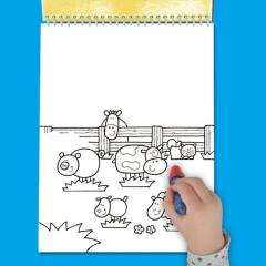 Set de colorat - Galt Water - La ferma