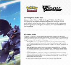 Pokemon TCG: V Battle Deck Lycanroc vs. Corviknight