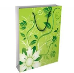 Punga de cadou medie - Floare verde Musical Gift Bags