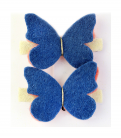 Set 2 clame - Handmade - Fluturi