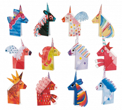 Set Origami incepatori - Unicorni