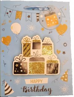 Pungi de cadou - Happy Birthday - 2 modele