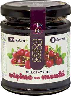 Dulceata de visine cu menta