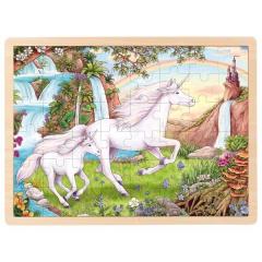 Puzzle din lemn - Unicorn