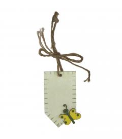 Decoratiune pentru brad - Sign with Butterfly - mai multe modele