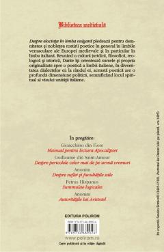 Despre elocinta in limba vulgara