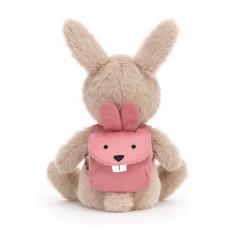 Jucarie de plus - Backpack Bunny, 22 cm