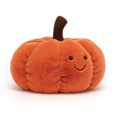 Jucarie de plus - Squishy Squash Orange, 17 cm