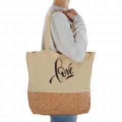 Tote bag - Love - Beige