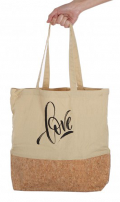 Tote bag - Love - Beige