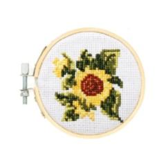 Kit pentru brodat - Mini Cross Stitch - Sunflower