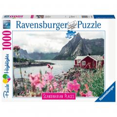 Puzzle 1000 piese - Scandinavian Places - Lofoten Norvegia