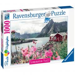 Puzzle 1000 piese - Scandinavian Places - Lofoten Norvegia